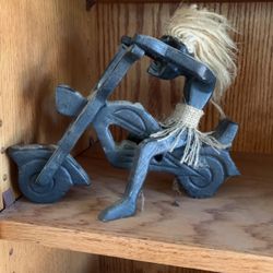 Crazy Motorcycle Dude Broken Leg