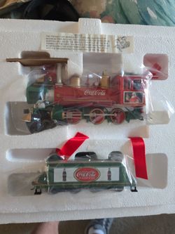 Coca-Cola freight car with Santa