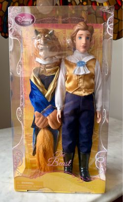 Disney Store Beauty and the Beast Prince Adam Beast Doll Classic NIB
