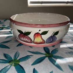 Vintage Ceramic Fruit Bowl