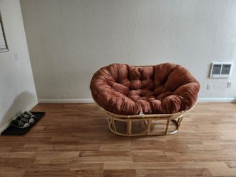Double Papasan Chair with Cushion