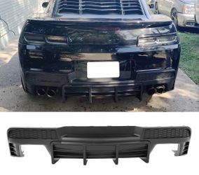 14-15 Chevy Camaro Rear Bumper Diffuser Matte Black