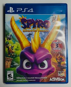 Spyro Reignited Trilogy - Sony PlayStation 4 Tested/Works Fast Shipping W1991