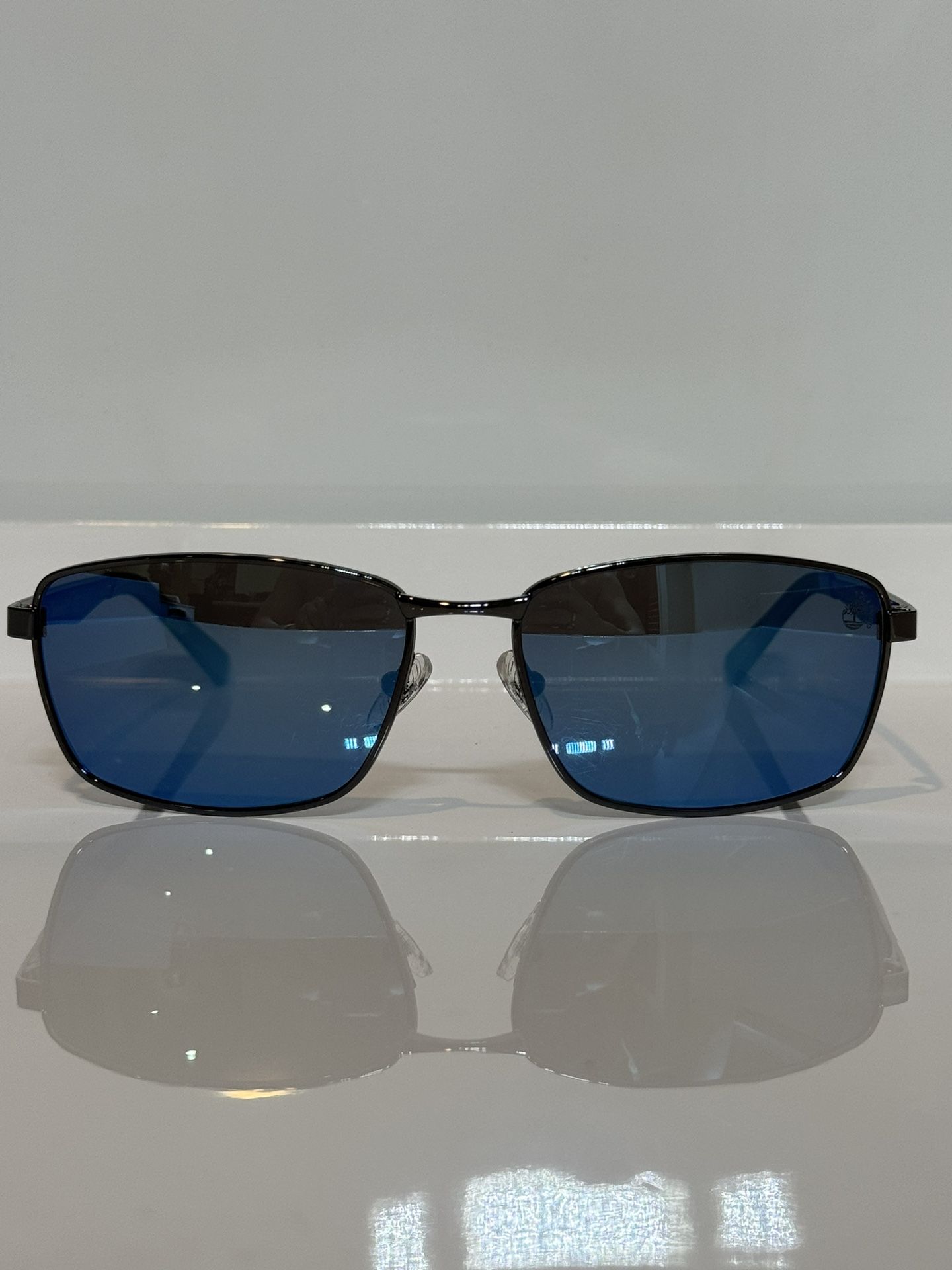 New Timberland 9233 Gunmetal Sport Blue Mirror Polarized Sunglasses 