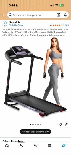 Used treadmill