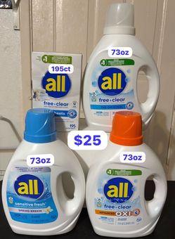 All detergent & dryer sheets bundle