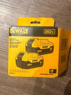 Dewalt 20v 4.0 battery’s New