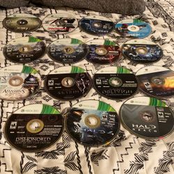 15 Xbox 360 Game Discs