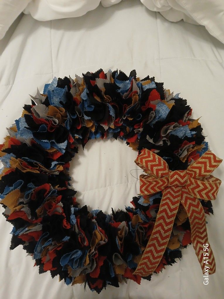 Fabric Wreath