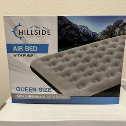 Hillside - (Queen-Size) - Air Bed With Pump - (New)