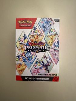 Pokémon Scarlet & Violet Prismatic Evolutions Booster Bundle