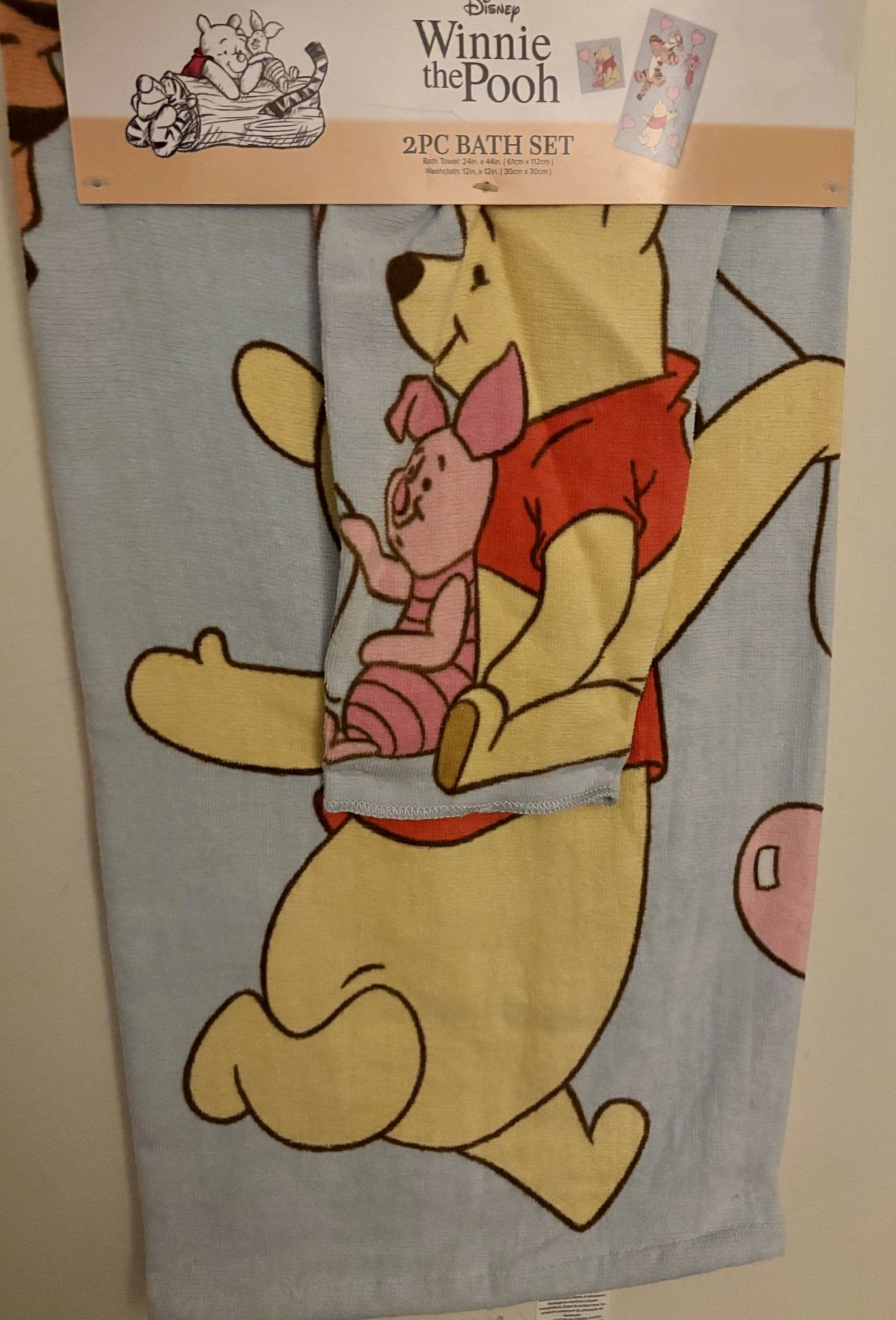 Disney Winnie the Pooh Towel Bath Set