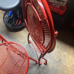 Coca Cola Table Set W/ 2 Chairs 