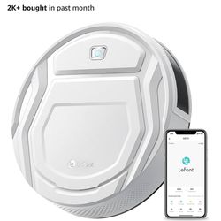 Lefant Robot Vacuum Cleaner, Strong Suction, 120 Mins Runtime, Slim, Low Noise, Automatic Self-Charging, Wi-Fi/App/Alexa Control, Ideal for Pet Hair H