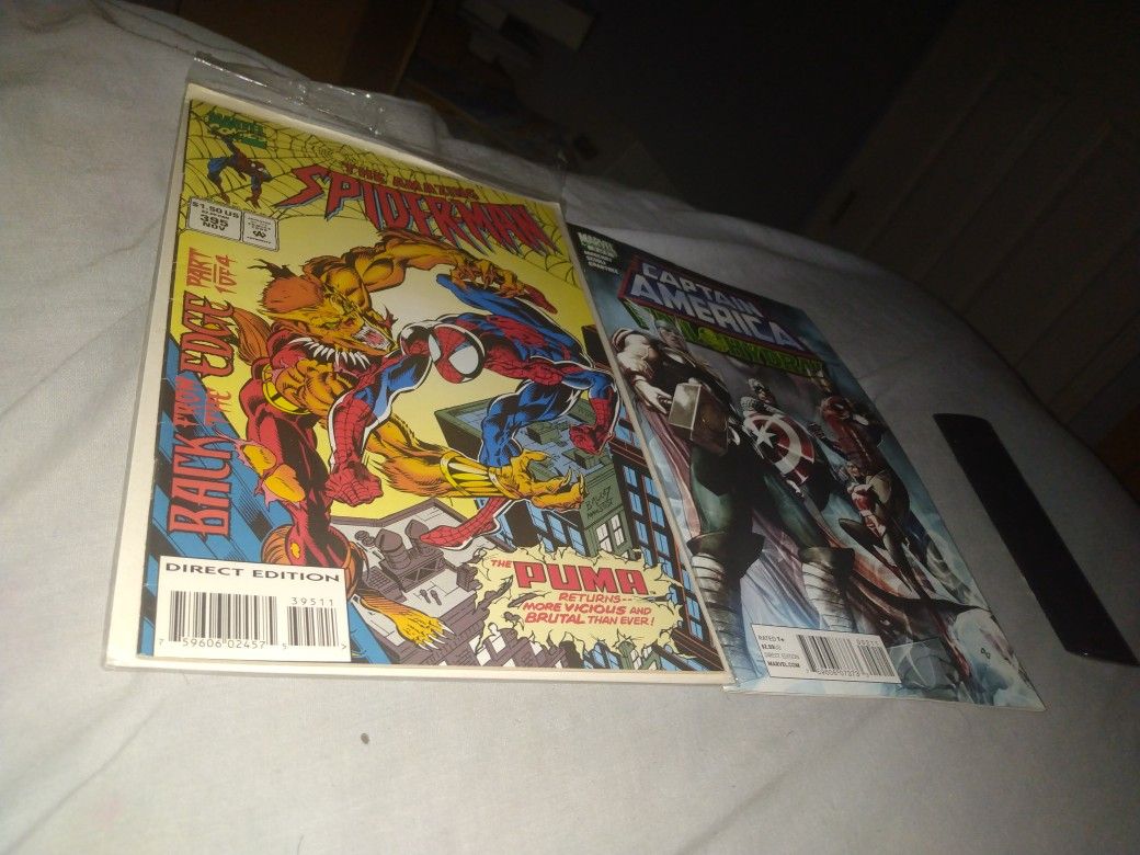 The Amazing Spider Man Captain America X-men Out Sider