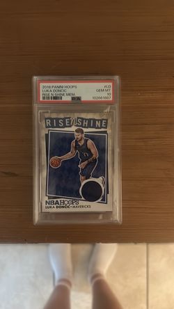 Luka Doncic Rookie Patch Card PSA 10