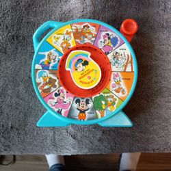 1989 Mattel Disney See N Say Wonderful World Of Color