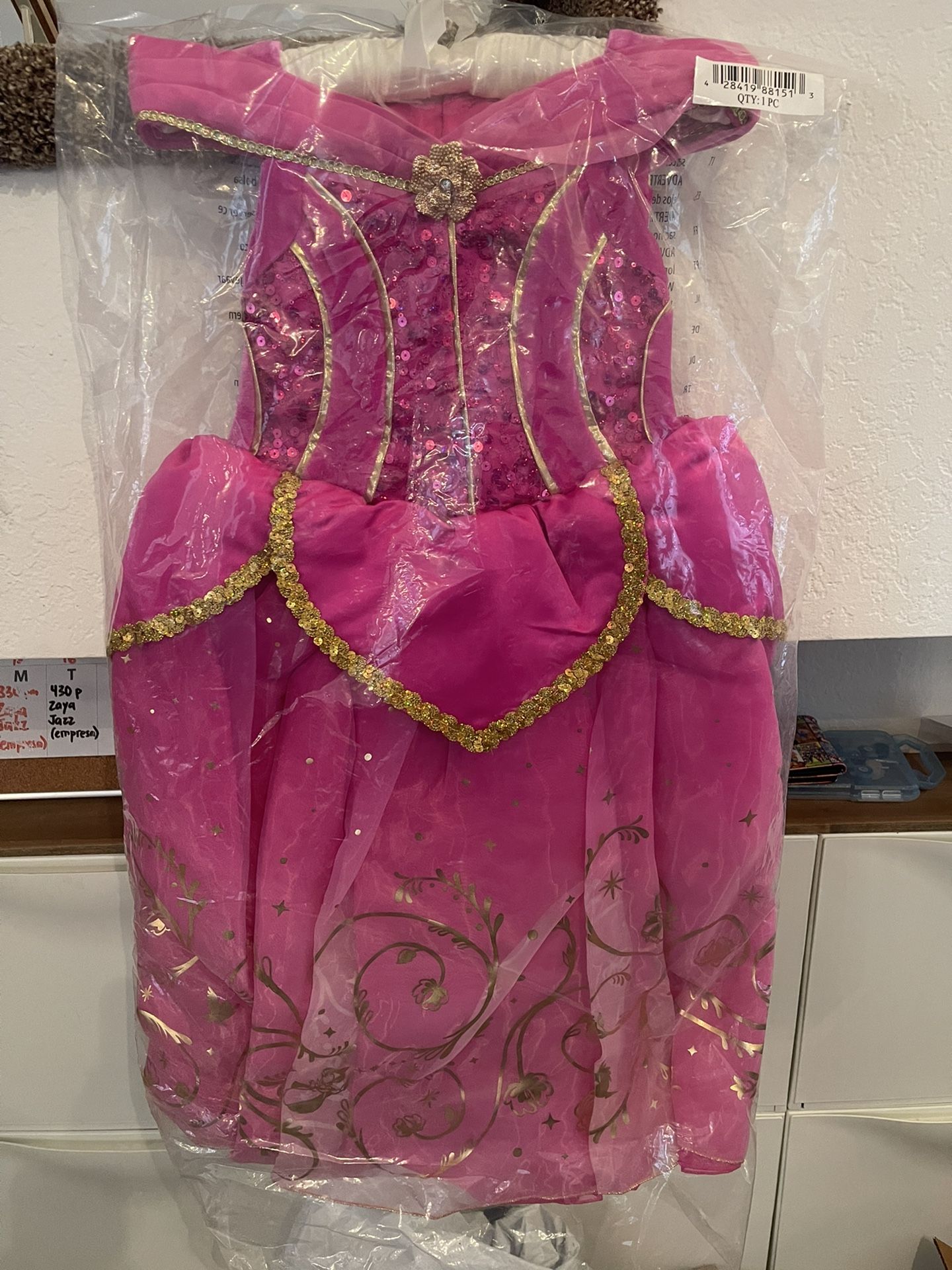 Cinderella Kids Costume Size 5/6