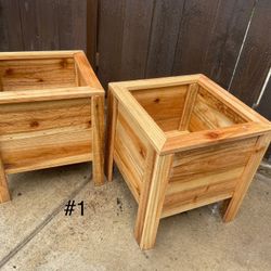 Handmade Cedar Planter Boxes 