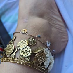 New Copper Anklet Gypsy Woman From Egypt 