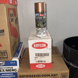 Box (6) of Metallic copper spray paint