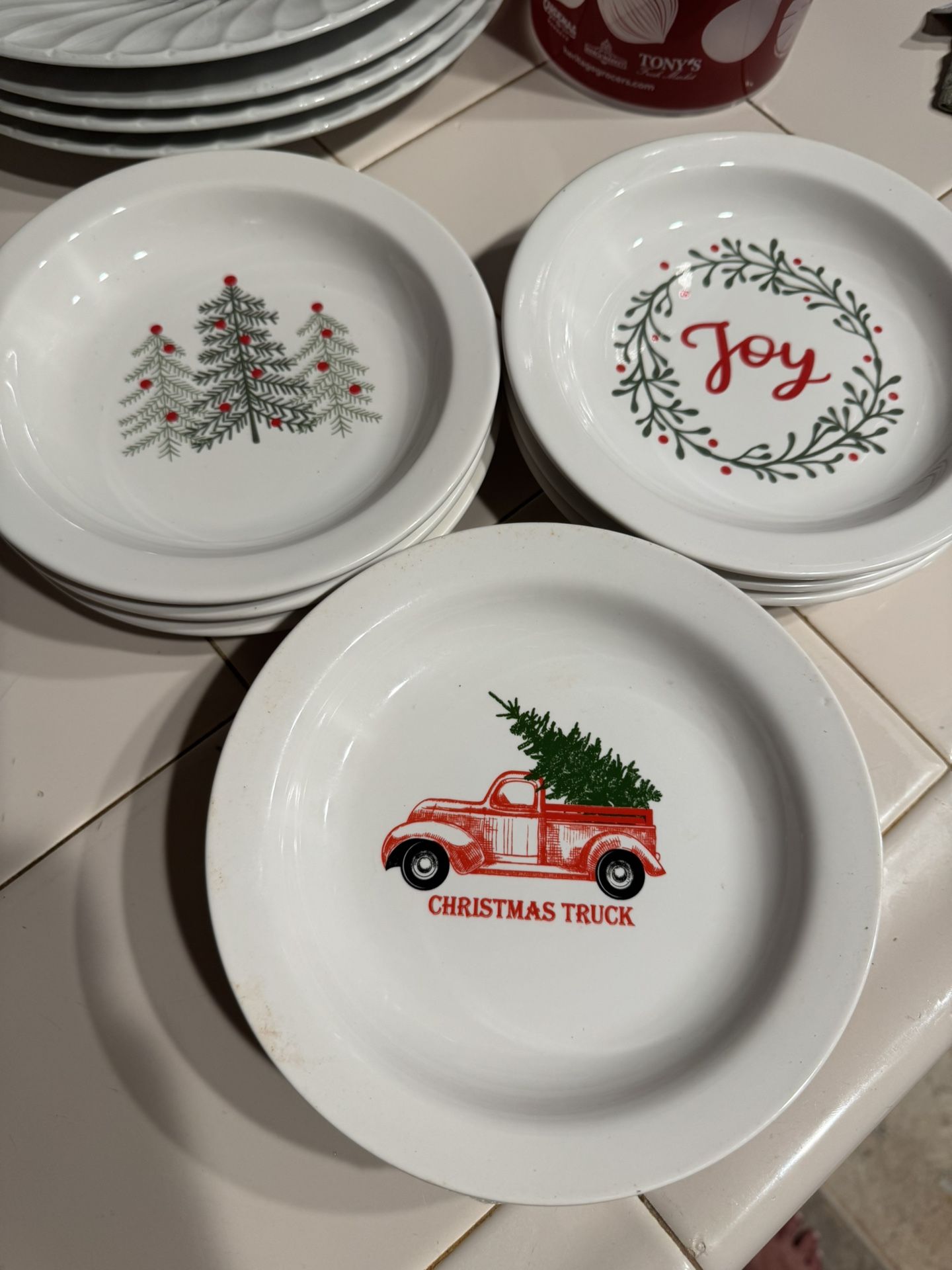 NEW Dessert Plates Winter Wonderland