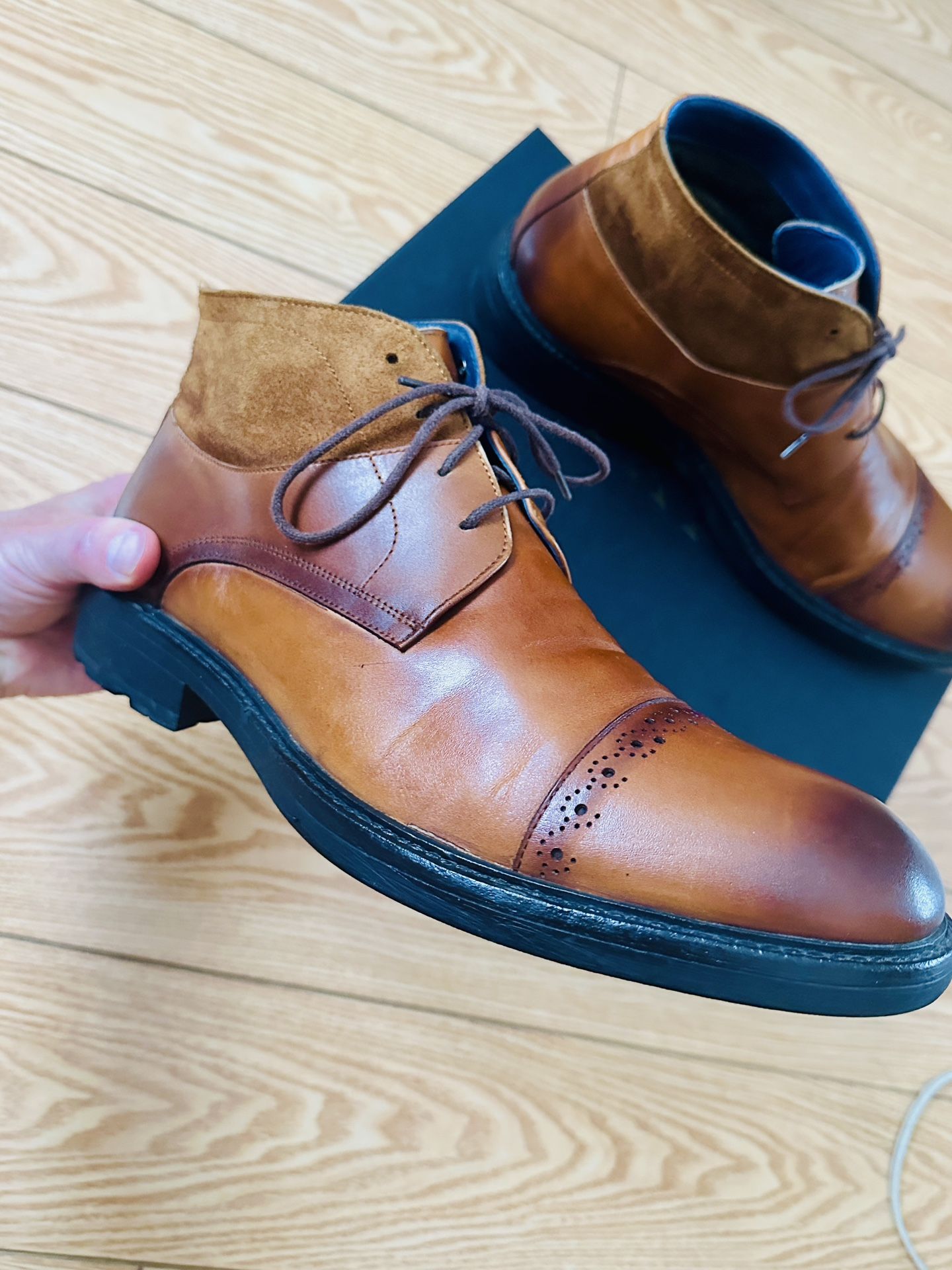 Men’s Leather Boots Size 10.5