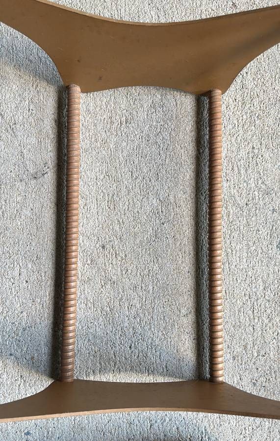 Vintage Mid Century Modern MCM Vinyl Records Rack Magazine Holder