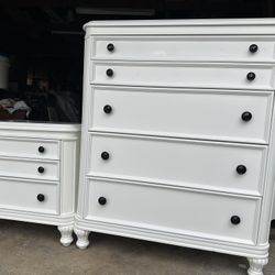 Tall Dresser And Naitstand 