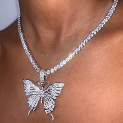 😍 Super Cute Butterfly Tennis Necklaces 😍