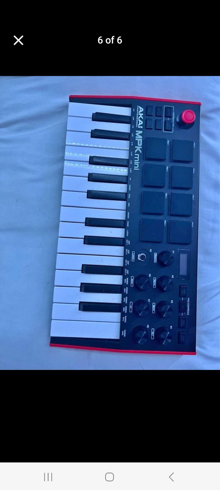 AKAI MPK MINI MIDI KEYBOARD WITH PADS $80 FINAL PRICE