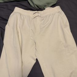 Lululemon Men’s White Joggers Size XXL