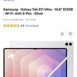 Samsung - Galaxy Tab S11 Ultra - 14.6" 512GB