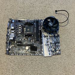 MSI A520M-A Pro+Original IO Shield+AMD CPU Cooler