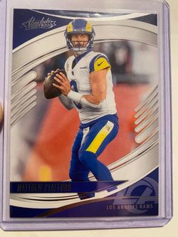 Matthew Stafford Panini Absolute Football Card