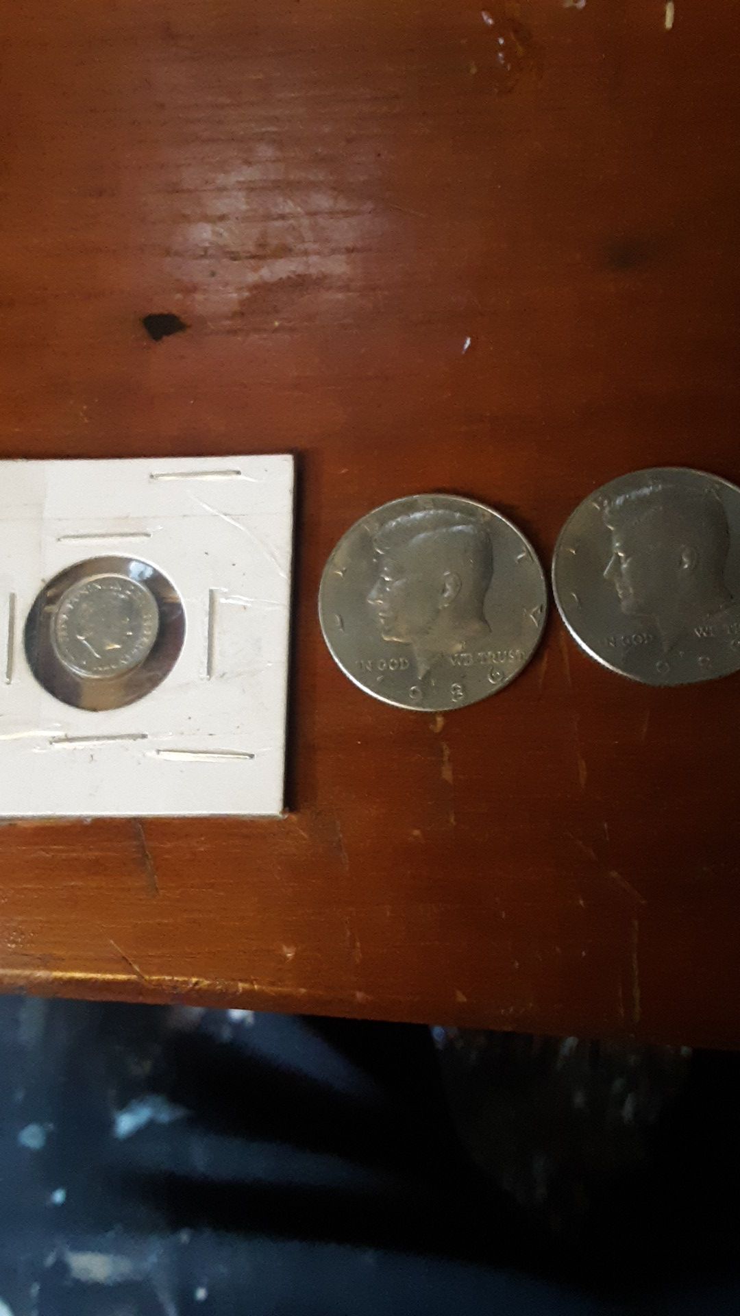 50 cent pieces 1/2 dollar piece I've got more I just have to post them the price is negotiable