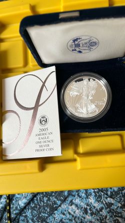 2005 American Eagle 1 oz Silver Proof Coin