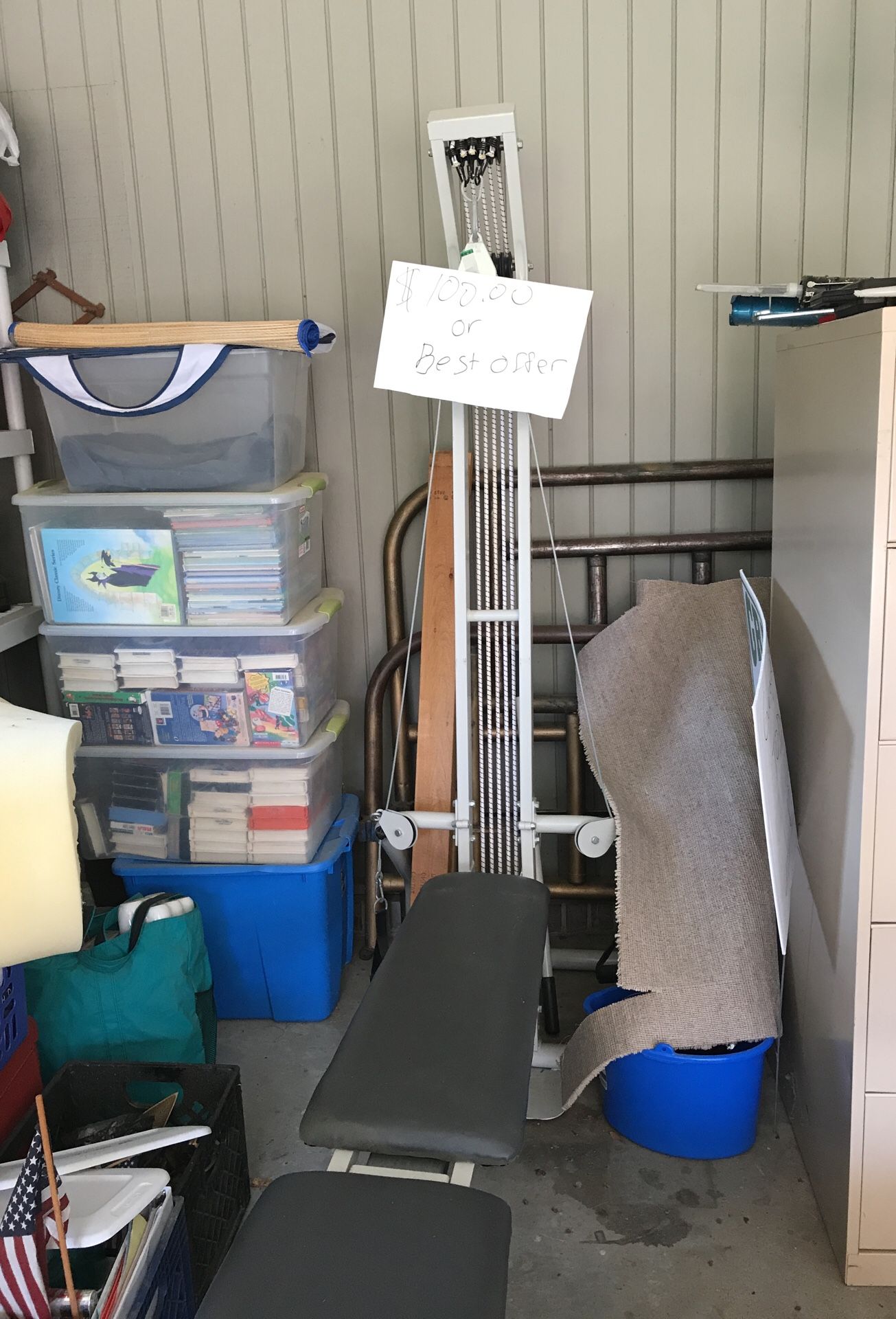 Weider Flex Gym 2000 grey and do grey.
