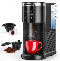 COWSAR Commercial Single Serve Coffee Maker, K Cup Coffee Brewer For Capsule And Ground Coffee