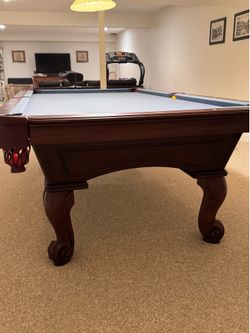 Olhausen-  one piece slate  pool table