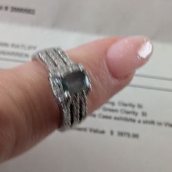 Natural Alexandrite Ring Platinum 