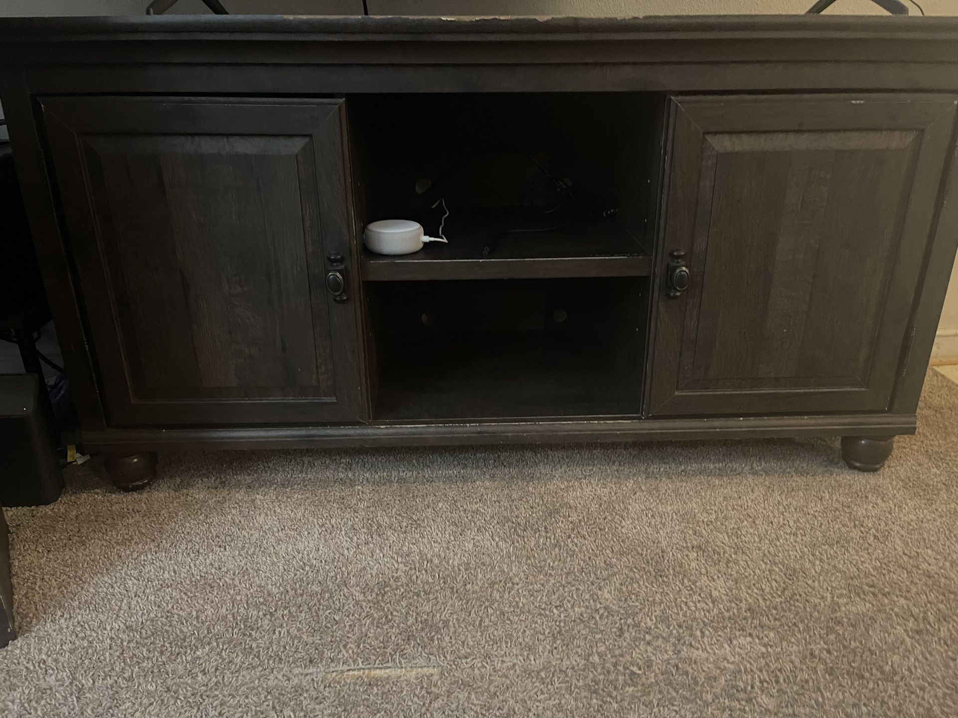 Dark Brown Wood (Book Shelves $50 and TV Stand $75) Together $125 BEST OFFER 