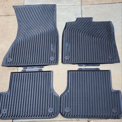 Audi floor mat set OEM S6 A6 2012 thru 2018 