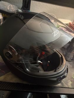 Zox Full-Face Motorcycle Helmet Matte Black