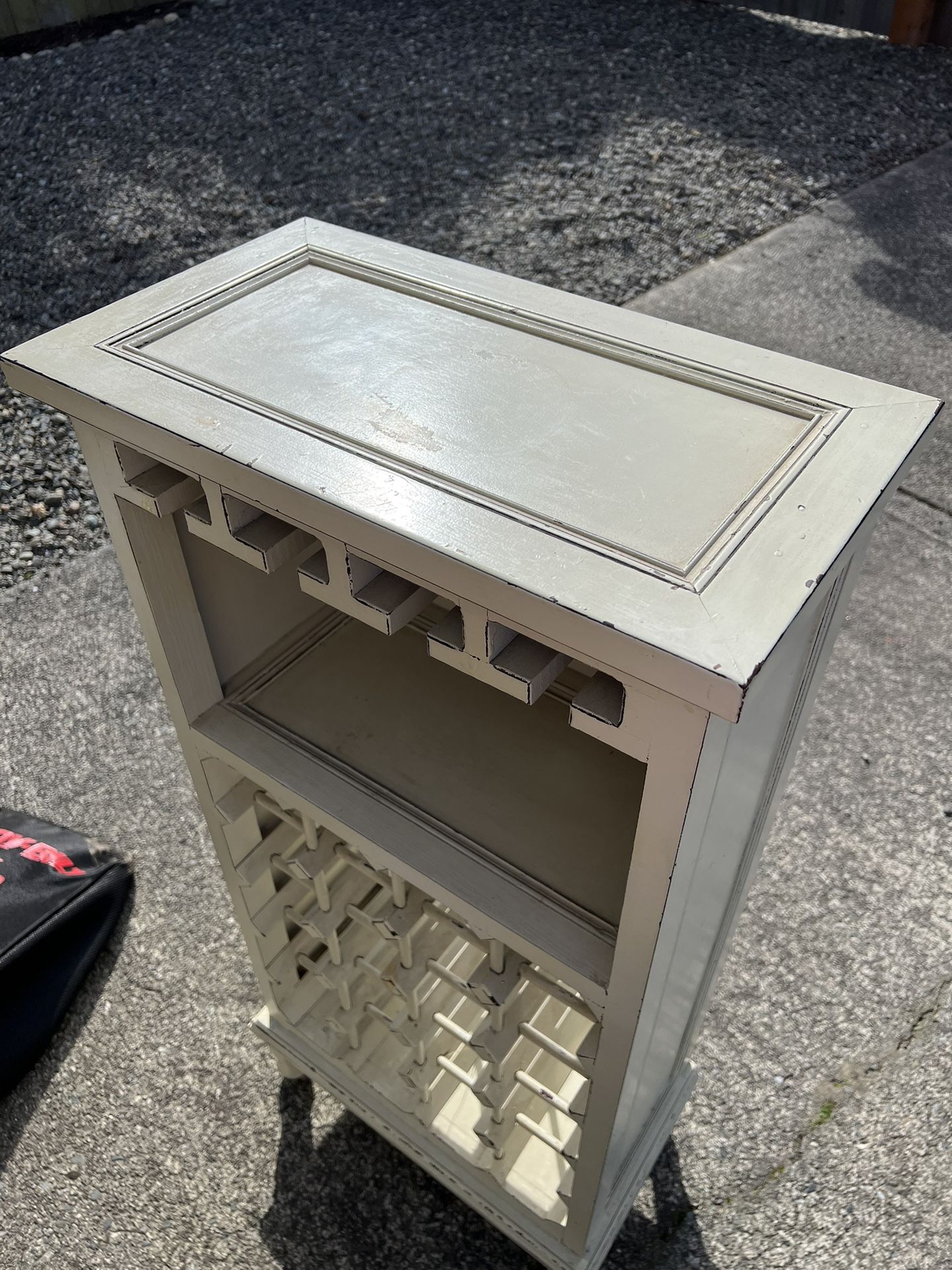 Antique White Wine Rack for Sale in Woodway, WA OfferUp