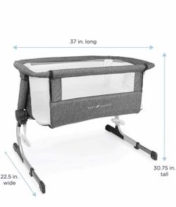 Baby Delight Beside Me Bassinet - Bedside Sleeper, Adjustable Height