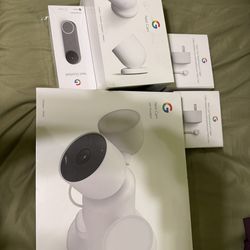 Google Nest security camera bundle for sale.