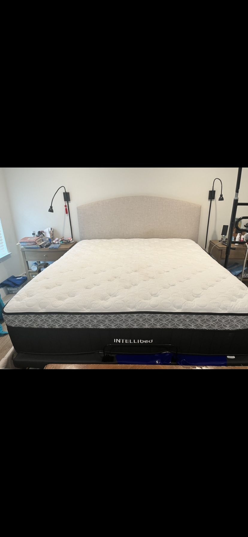 Intellibed Luxury Nightfall Plush Cal King Mattress. 16”