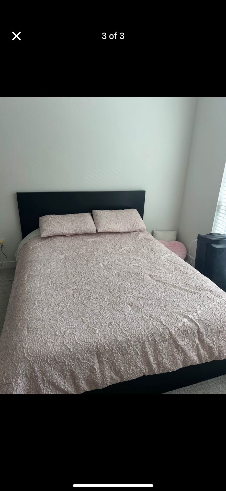 IKEA Queen Bed Frame /queen Mattress