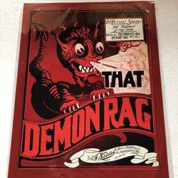 That Demon Rag Red Devil Halloween Photo - 8” X 10”